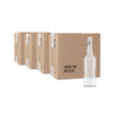 Swingtop Flip Top Glass Bottles | Clear (750 ml) 4 Cases of 12 bottles