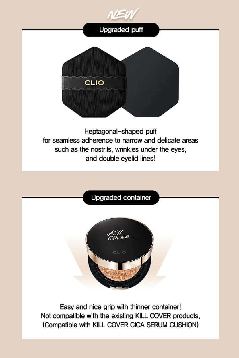 Clio Kill Cover Fixer Cushion + Refill 15g