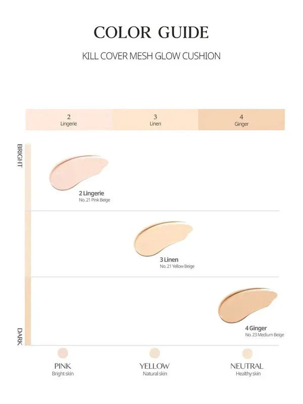 Clio Kill Cover Mesh Glow Cushion + Refill 15g