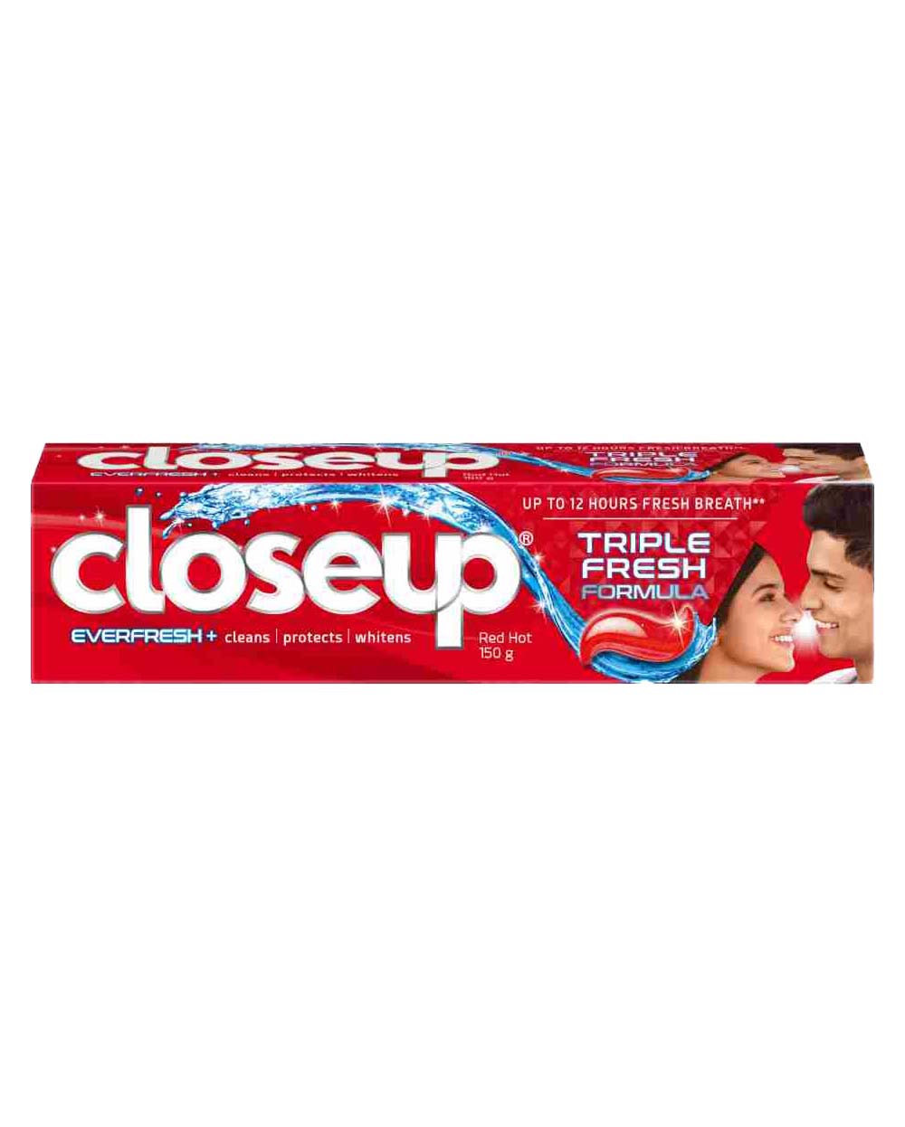 Closeup Red Hot Toothpaste