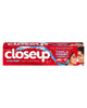 Closeup Red Hot Toothpaste
