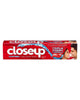 Closeup Red Hot Toothpaste