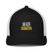 Closed-back trucker cap