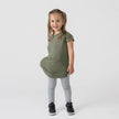 Cloud Rolled Sleeve Dress