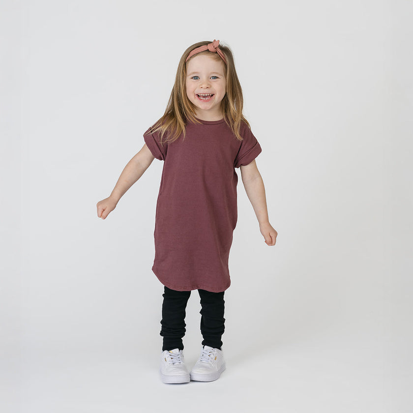 Cloud Rolled Sleeve Dress