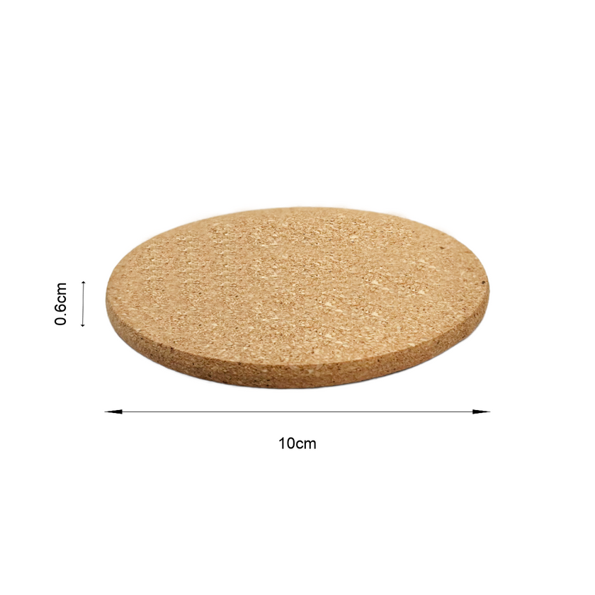 Cork Coaster -Set of 10