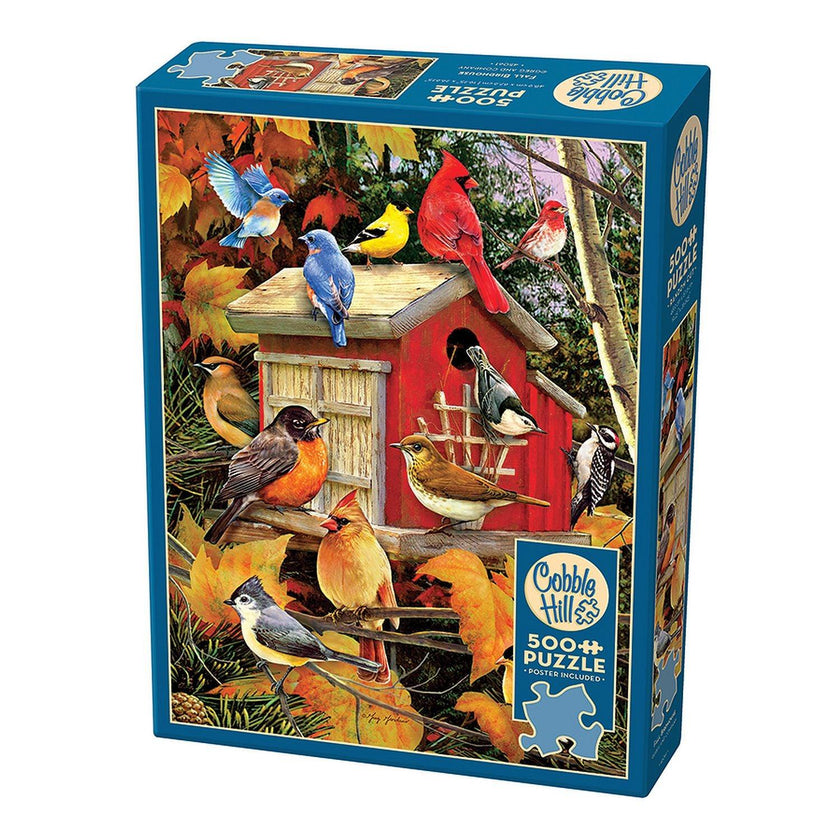 Cobble Hill - Fall Birdhouse (500-Piece Puzzle)