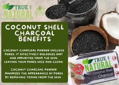 COCONUT SHELL CHARCOAL FACE & BODY BAR