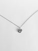 Cœur de banane - Collier pendentif texturé fait à la main