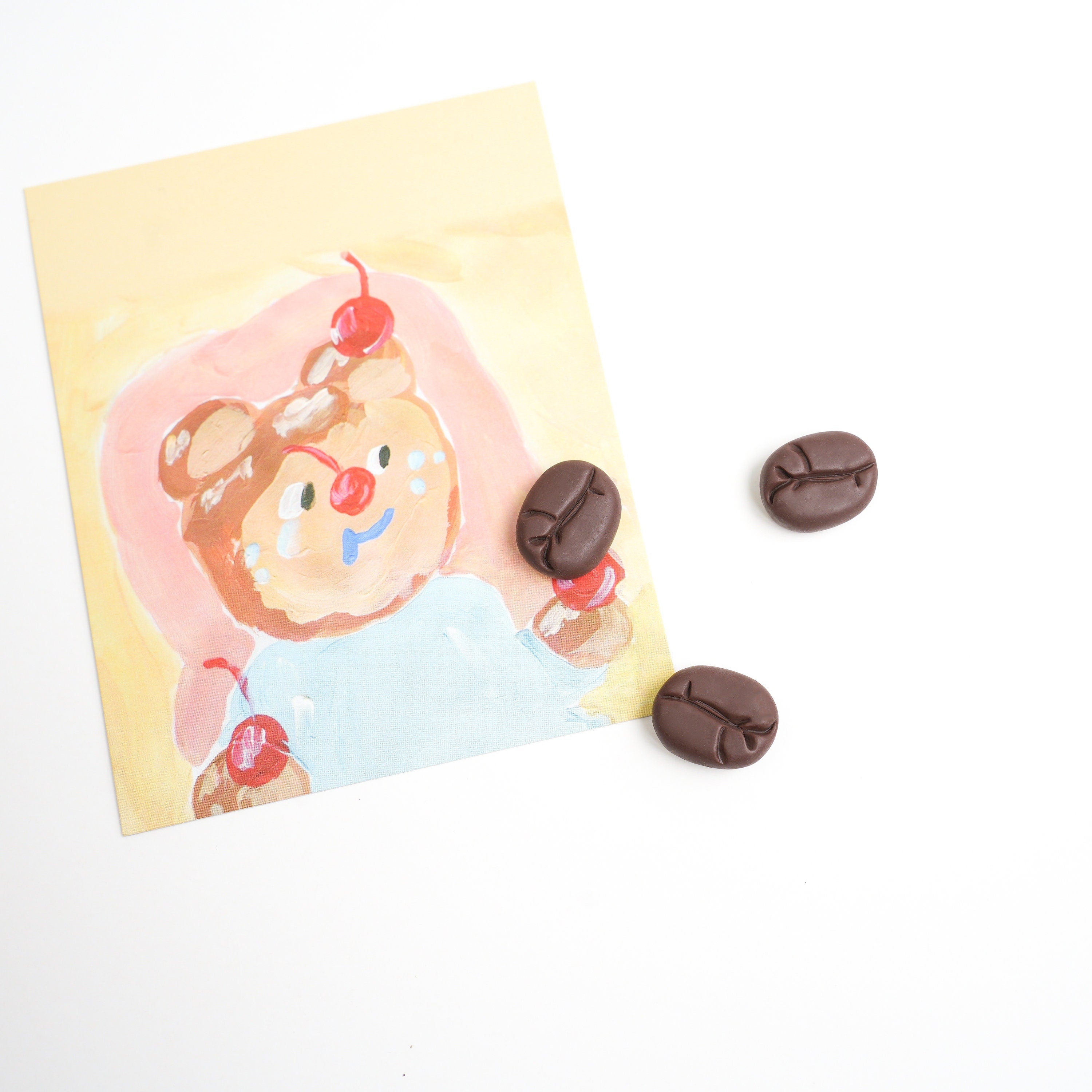 Coffee Bean Brooch