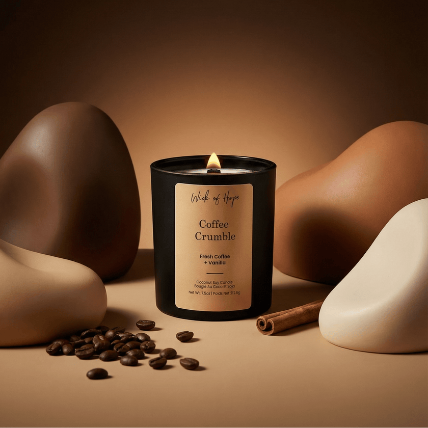 Coffee Crumble Candle | Fresh Coffee + Vanilla