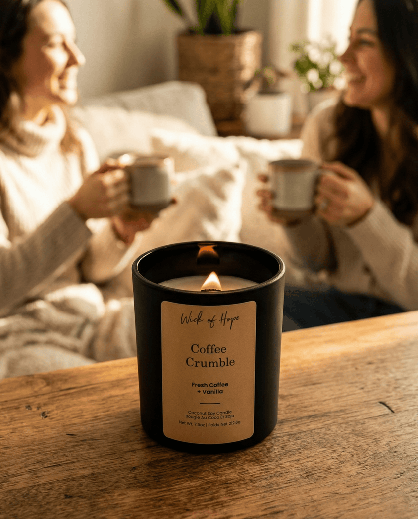 Coffee Crumble Candle | Fresh Coffee + Vanilla