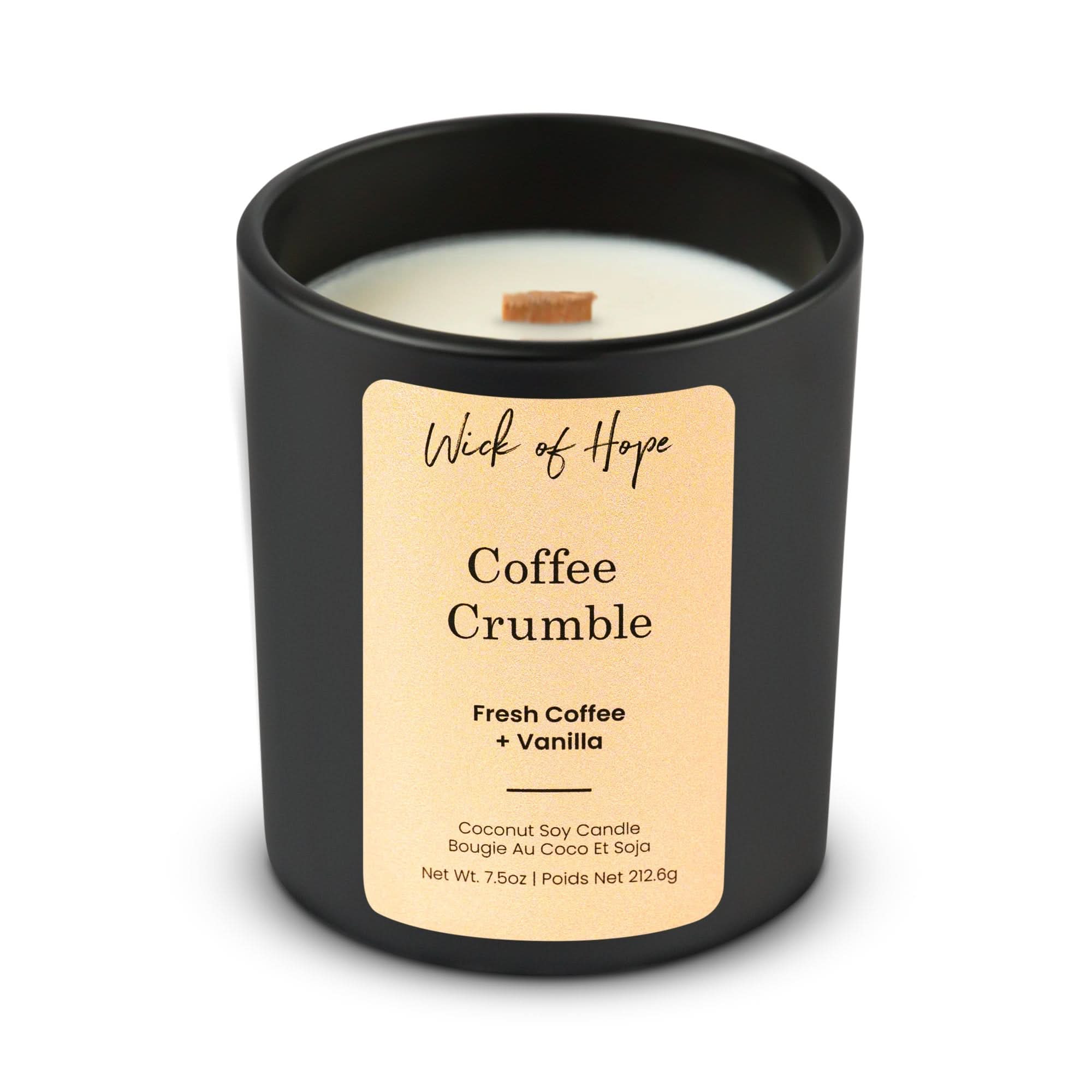 Coffee Crumble Candle | Fresh Coffee + Vanilla