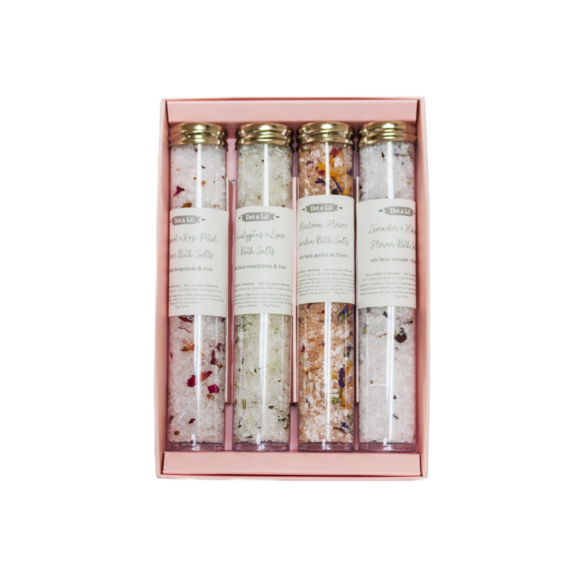 Coffret cadeau - Collection de sels de bain