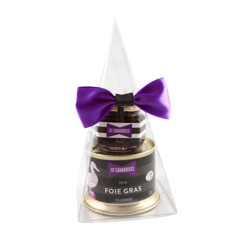 Coffret Duo – Foie Gras de canard & Gelée de framboise et Porto