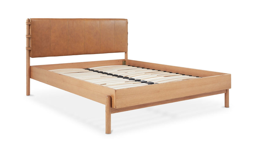 Colin Top-Grain Leather Bed