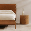 Colin Top-Grain Leather Bed