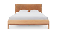 Colin Top-Grain Leather Bed