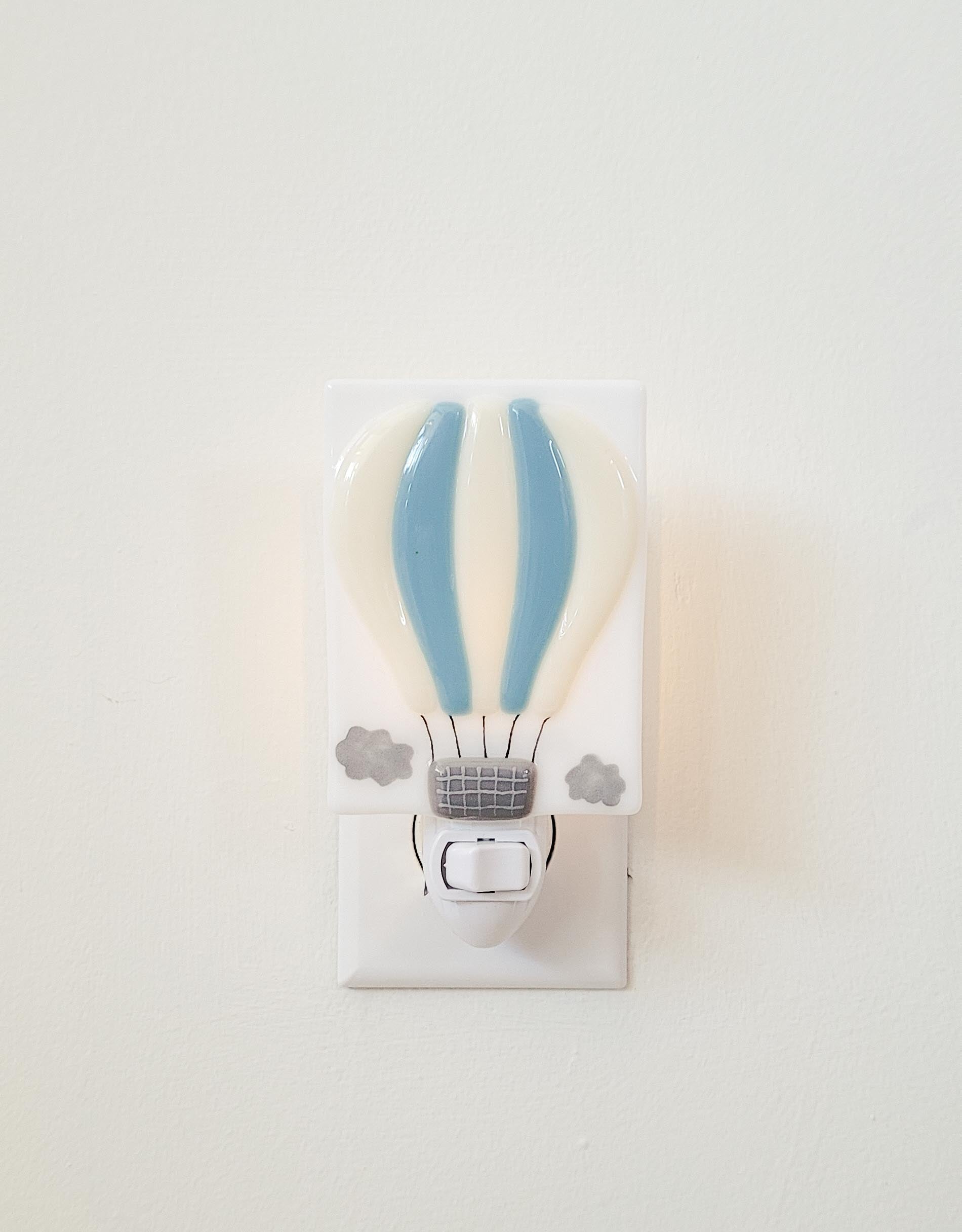 Night Light - Hot Air Balloon Ride - Alpine blue - Veille sur toi