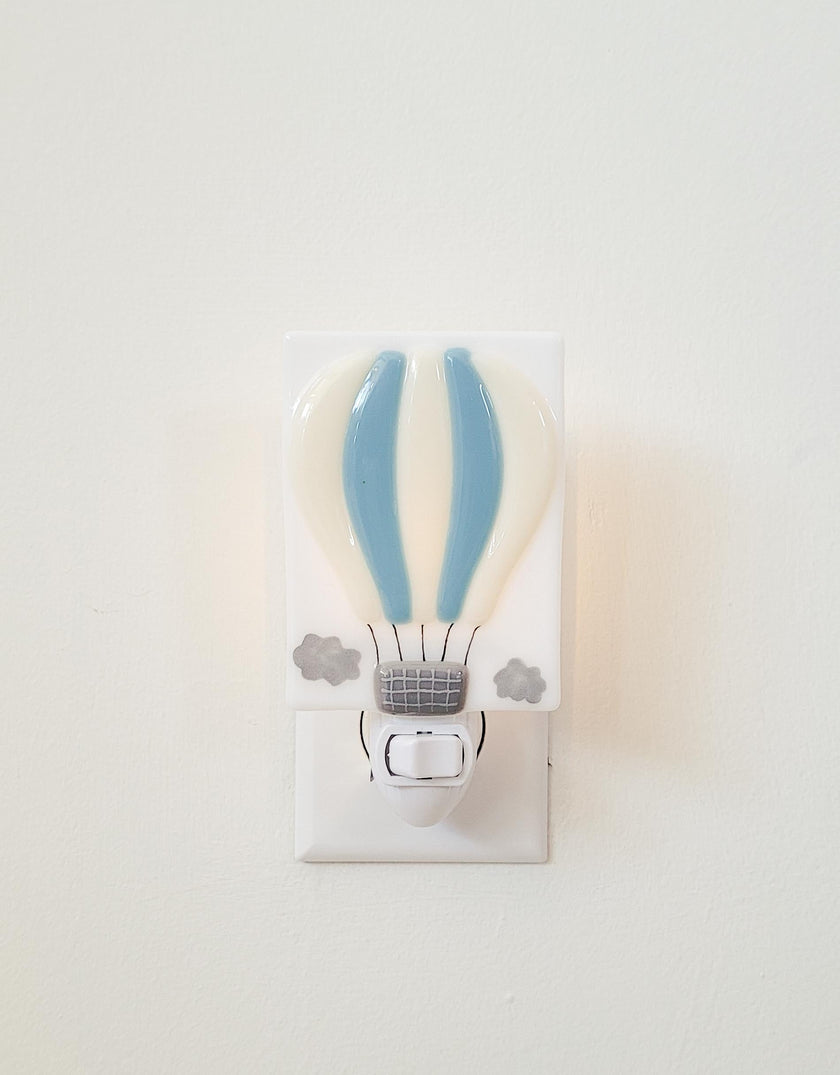 Night Light - Hot Air Balloon Ride - Alpine blue - Veille sur toi