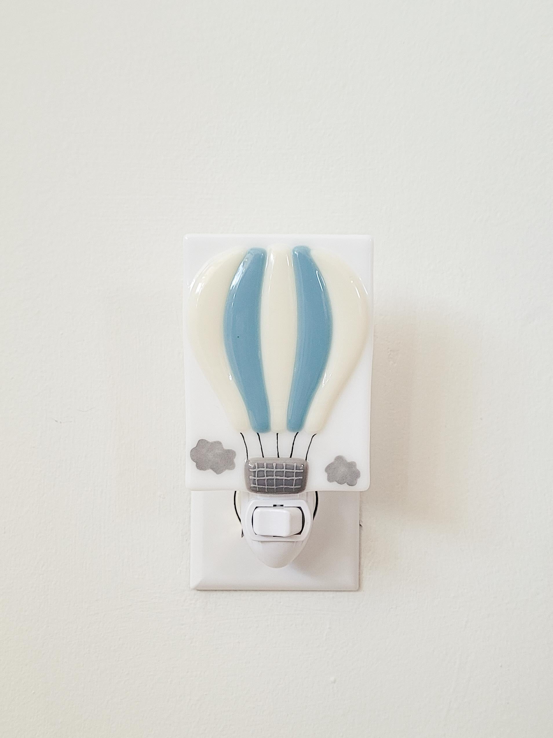 Night Light - Hot Air Balloon Ride - Alpine blue - Veille sur toi