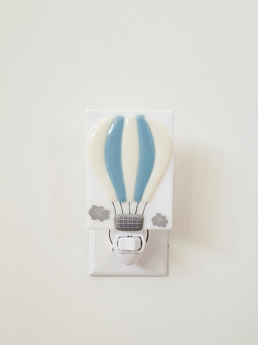 Night Light - Hot Air Balloon Ride - Alpine blue - Veille sur toi