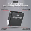EVORETRO 3-Inch Trading Card Ring Binder | Collector Album Black