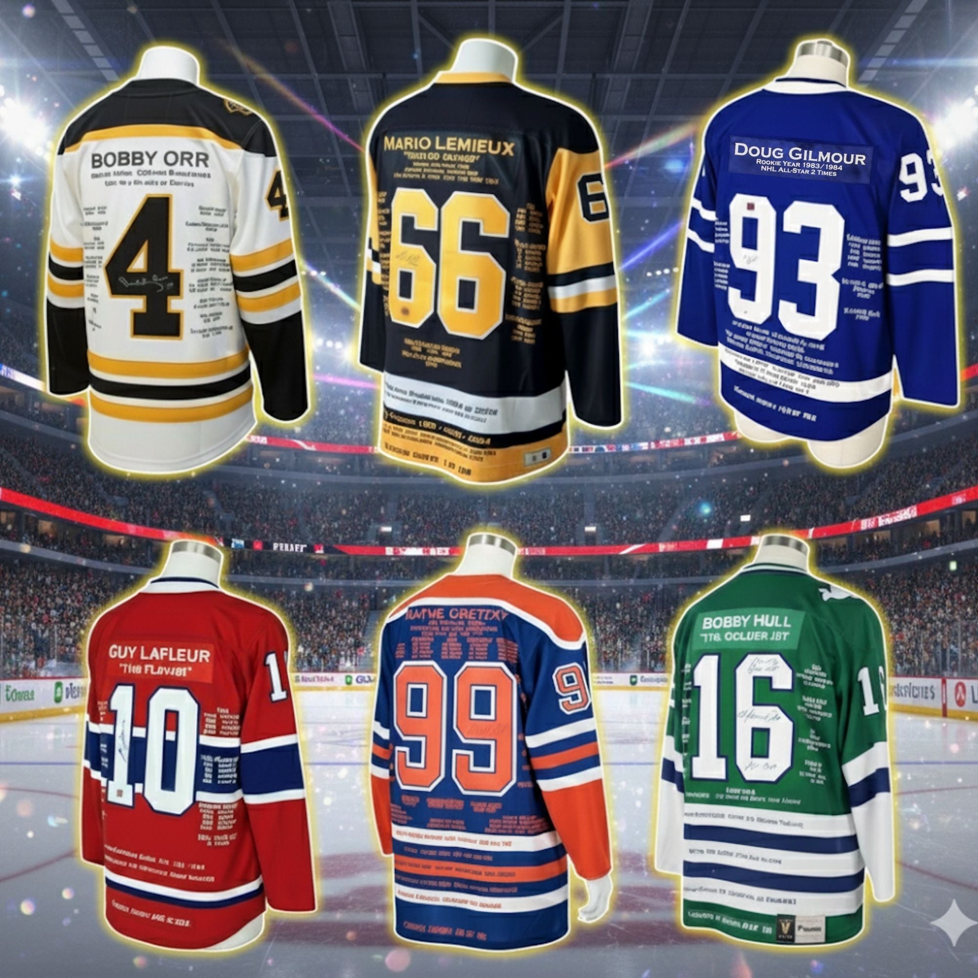 *COLLECTOR’S CRATE MYSTERY BOX – CAREER JERSEYS SERIES – LIMITED EDITION /30 AUTOGRAPHED NHL JERSEYS & RARE HOCKEY MEMORABILIA