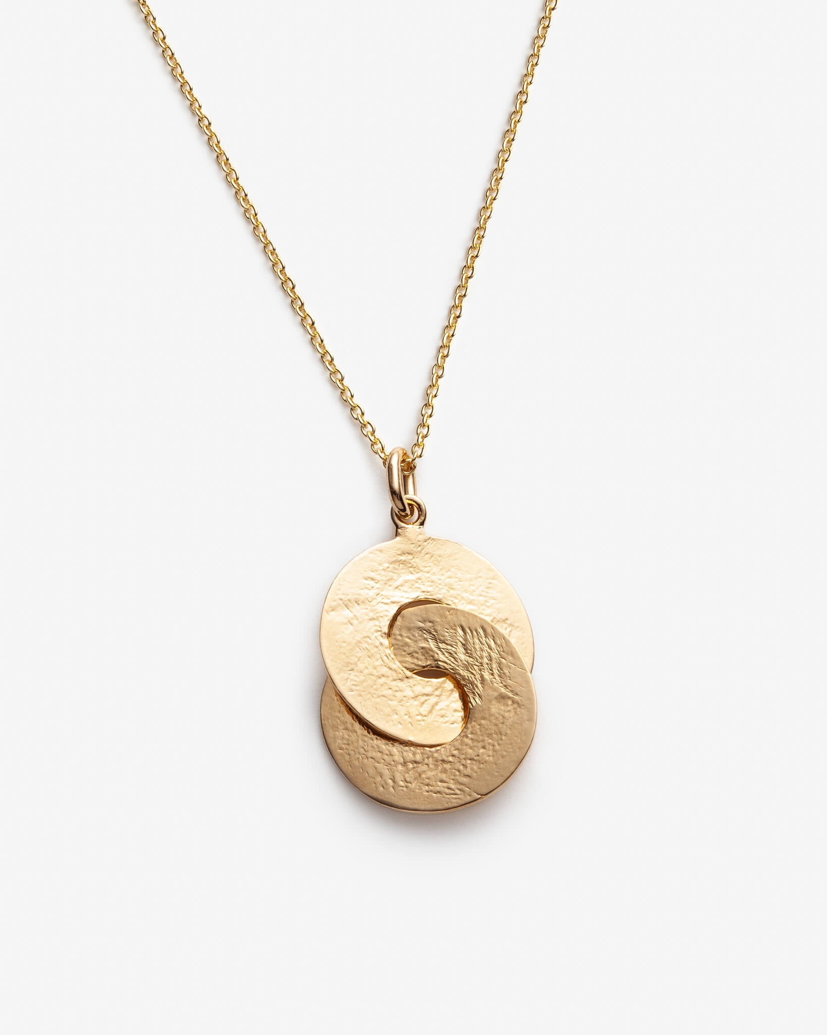 Leader - Chaîne et pendentif avec cercles entrelacés
