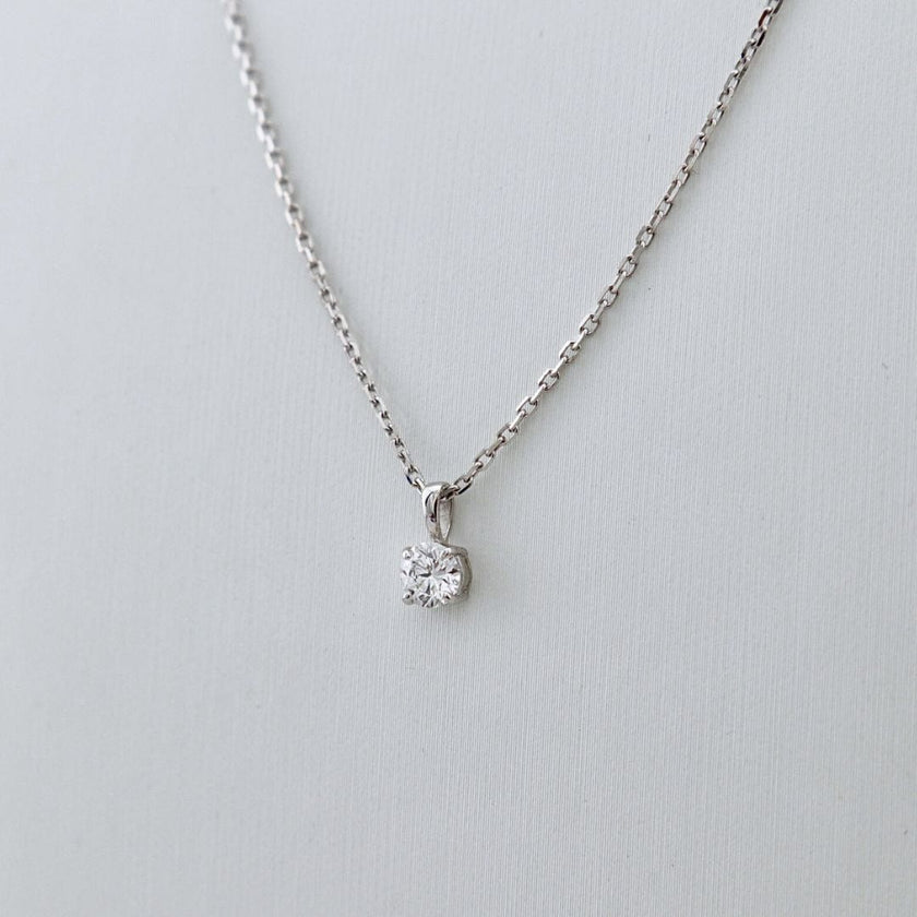 Collier Classique en or 14K - 18K et diamant