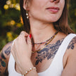 Collier ras de cou doré en acier inoxydable 18K | CLÉOPÂTRE