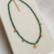 DEMETER | Collier en Malachite avec pendentif arbre de vie