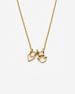 Collier coeur et patte pour l’amoureuse des animaux