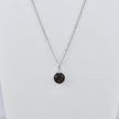 Collier en argent sterling et Saphir Doré