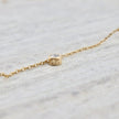 Collier en or 14K serti de diamants et perles