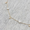 Collier en or 14K serti de diamants et perles