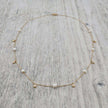 Collier en or 14K serti de diamants et perles
