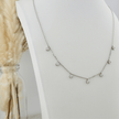 Collier en or 14K serti de moissanites