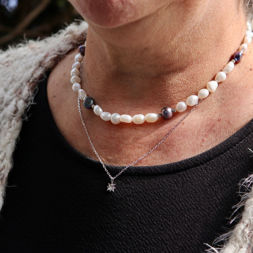 Collier Étoile du Nord en argent sterling