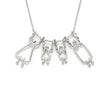 Collier de famille maman d’un garçon et d’une fille