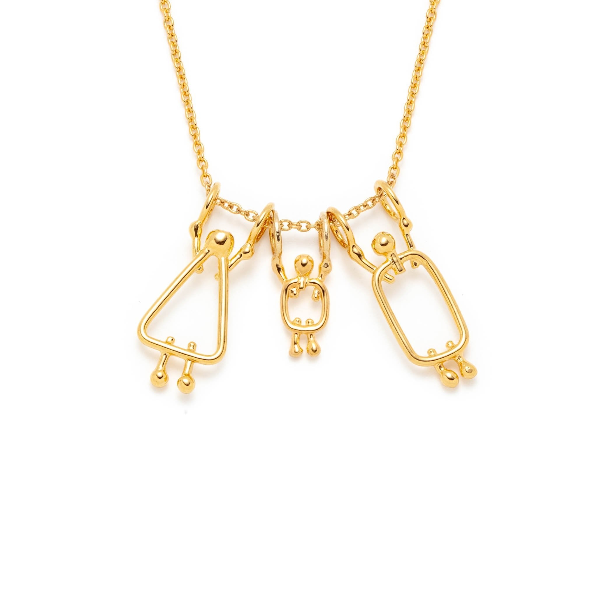 Collier famille pour maman d'un garçon - Cadeau naissance personnalisé au Québec