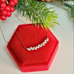 Collier Nuage Scintillant en or 10K et moissanites