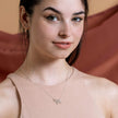 collier fille, coeur et chat