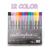 Color Double Line Signature Highlighter Pen And Drawn