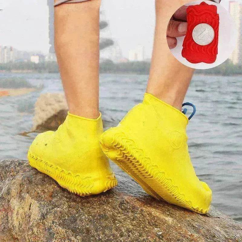 colorful Portable Silicone Waterproof Non-slip Shoe Cover
