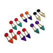 Black & Gold Art Deco Earrings Handmade- 