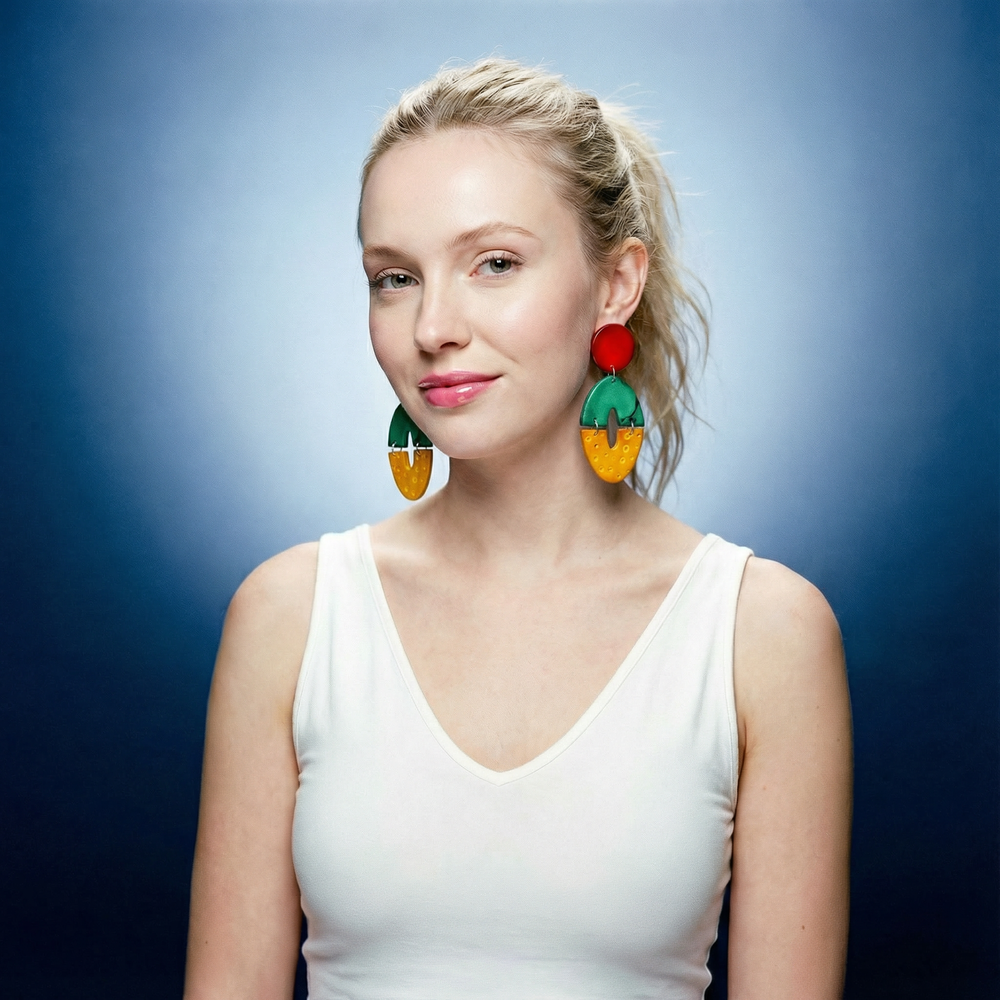 Long Artsy Clip On Earrings for Non-Pierced Ears, Handmade – 