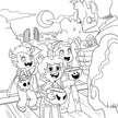 Halloween Coloring Book for Kids (Spiral Edition)