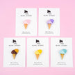 Colourful Double Scoop Ice Cream Pin