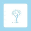 Stencil A6 For Magnetic Colour Set Stencil Tree